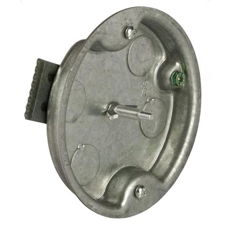 old work shallow round junction box|shallow old work box round.